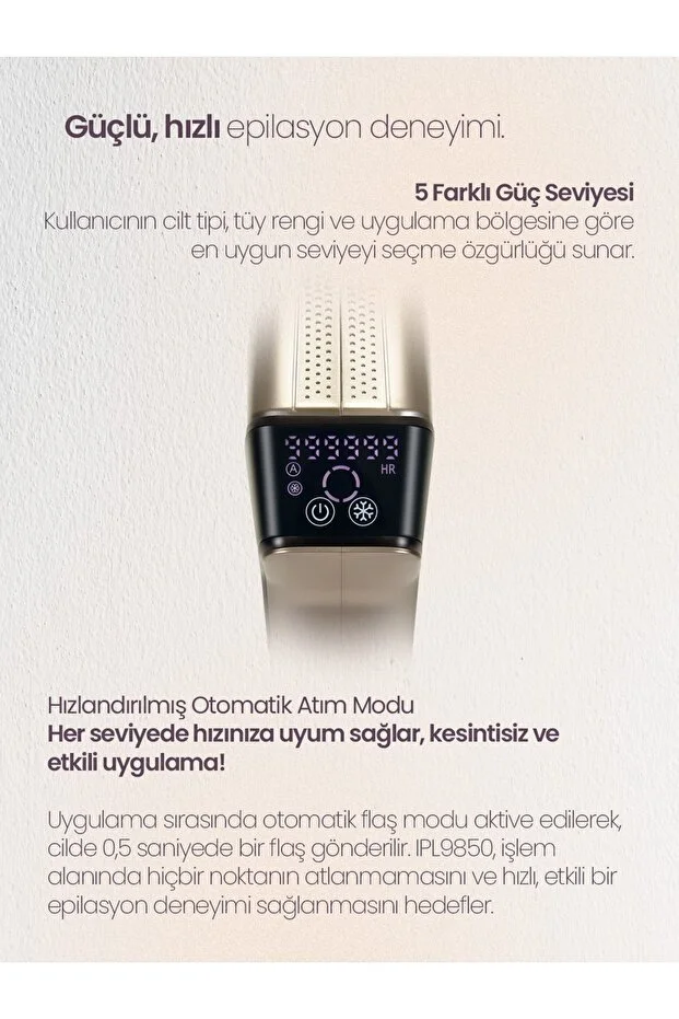 Relux IPL9850 3.000.000 Atım Buz Lazer Acısız IPL Lazer Epilasyon Cihazı